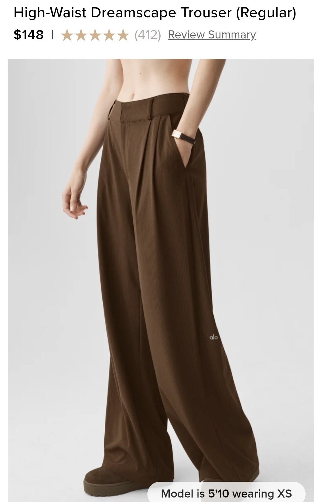 High-Waist Dreamscape Trouser (Regular)
