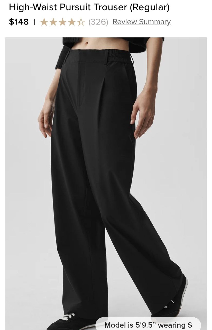 High-Waist Pursuit Trouser (Regular)