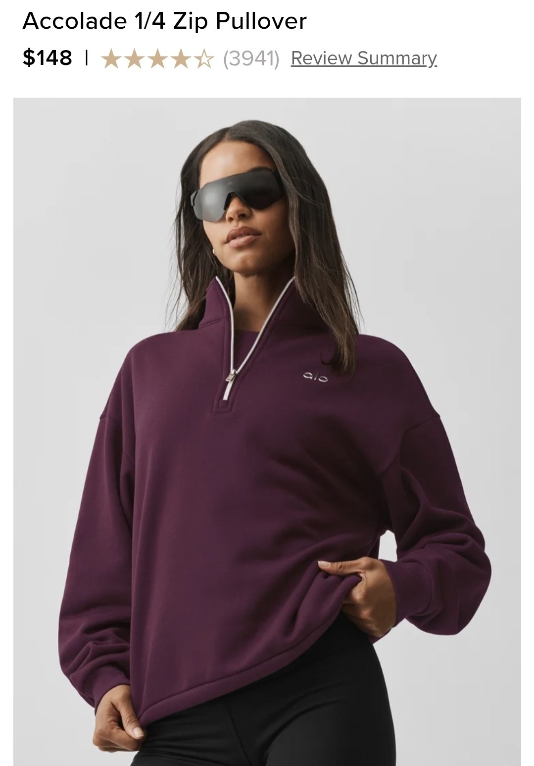 Accolade 1/4 Zip Pullover