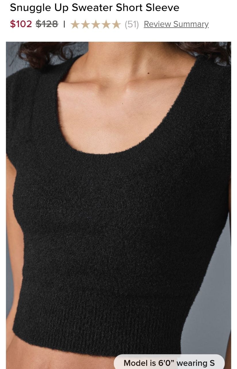 Snuggle Up Sweater Short Sleeve