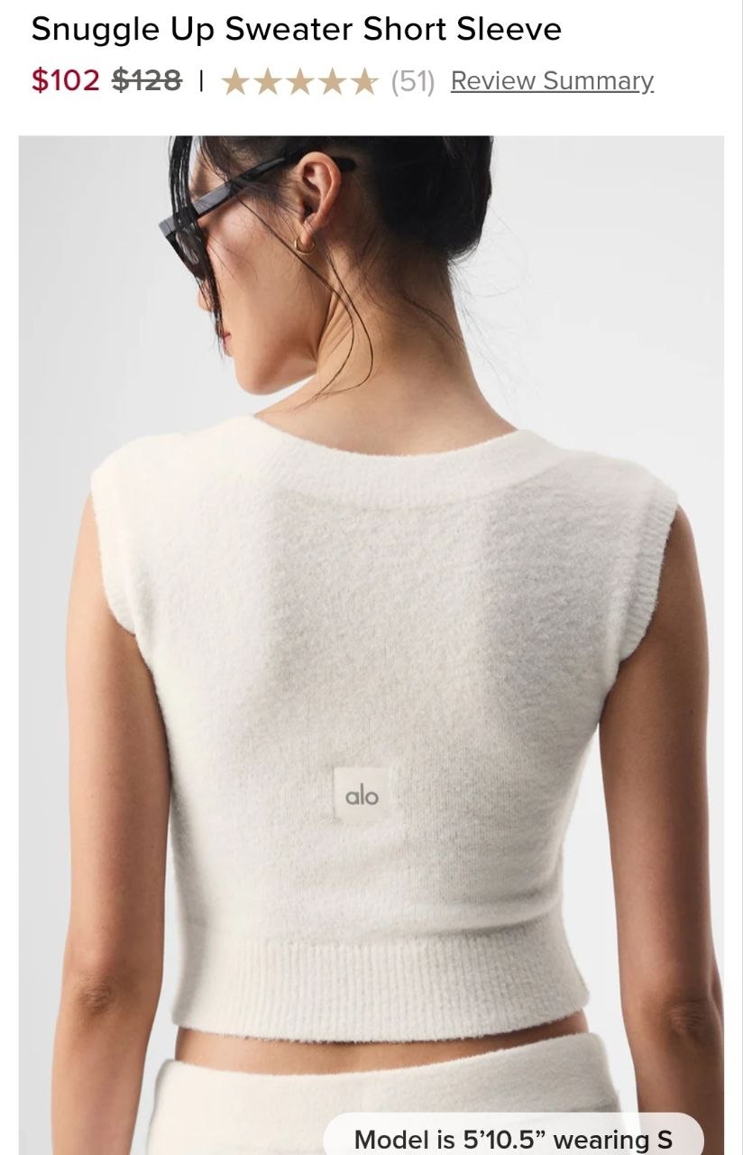 Snuggle Up Sweater Short Sleeve