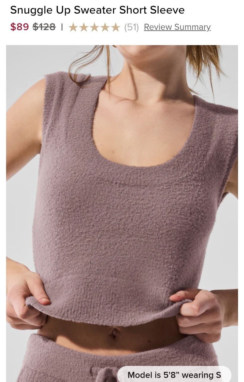 Snuggle Up Sweater Short Sleeve