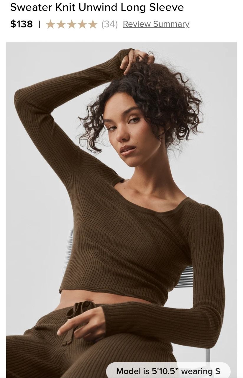 Sweater Knit Unwind Long Sleeve