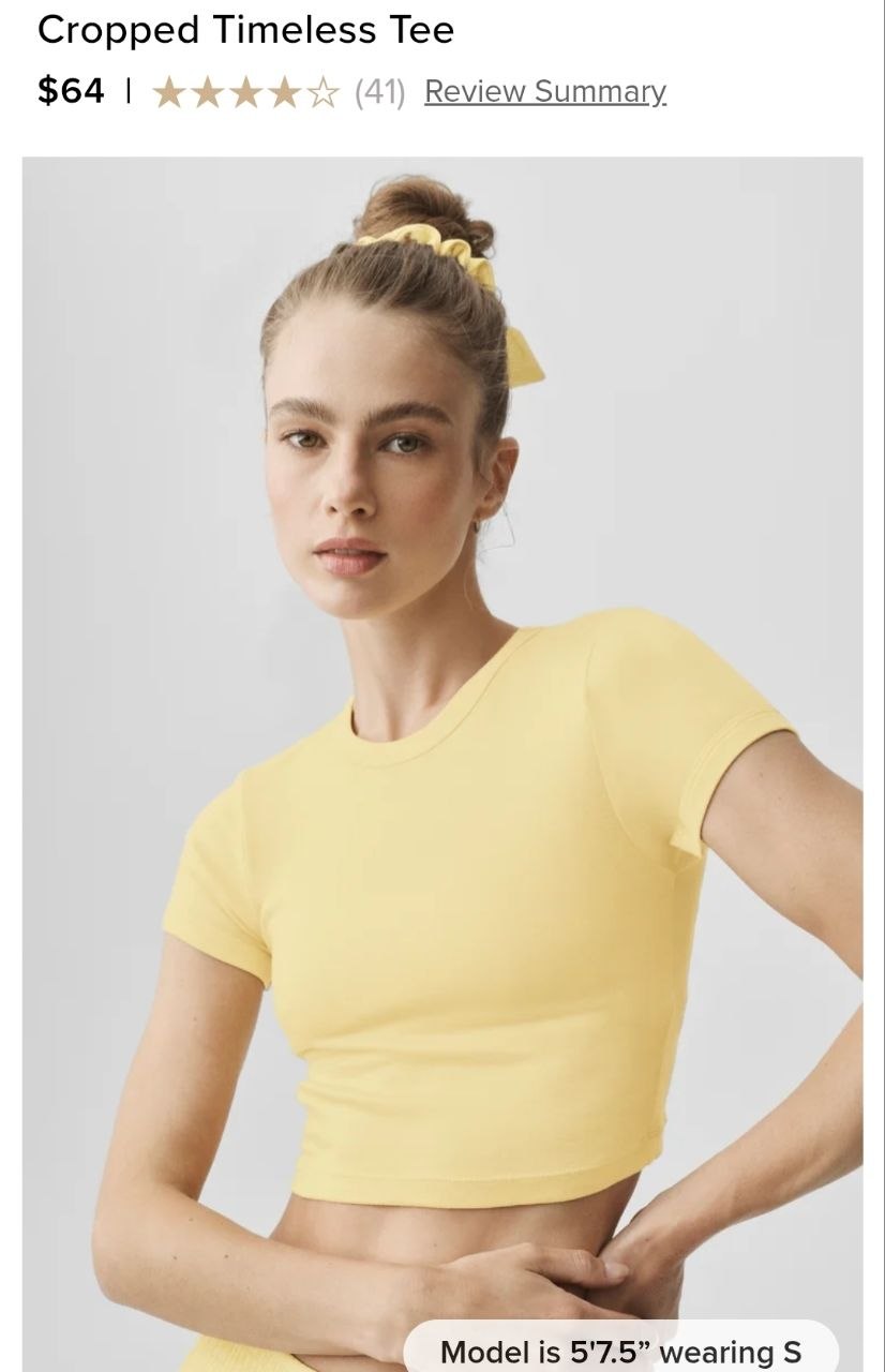 Cropped Timeless Tee