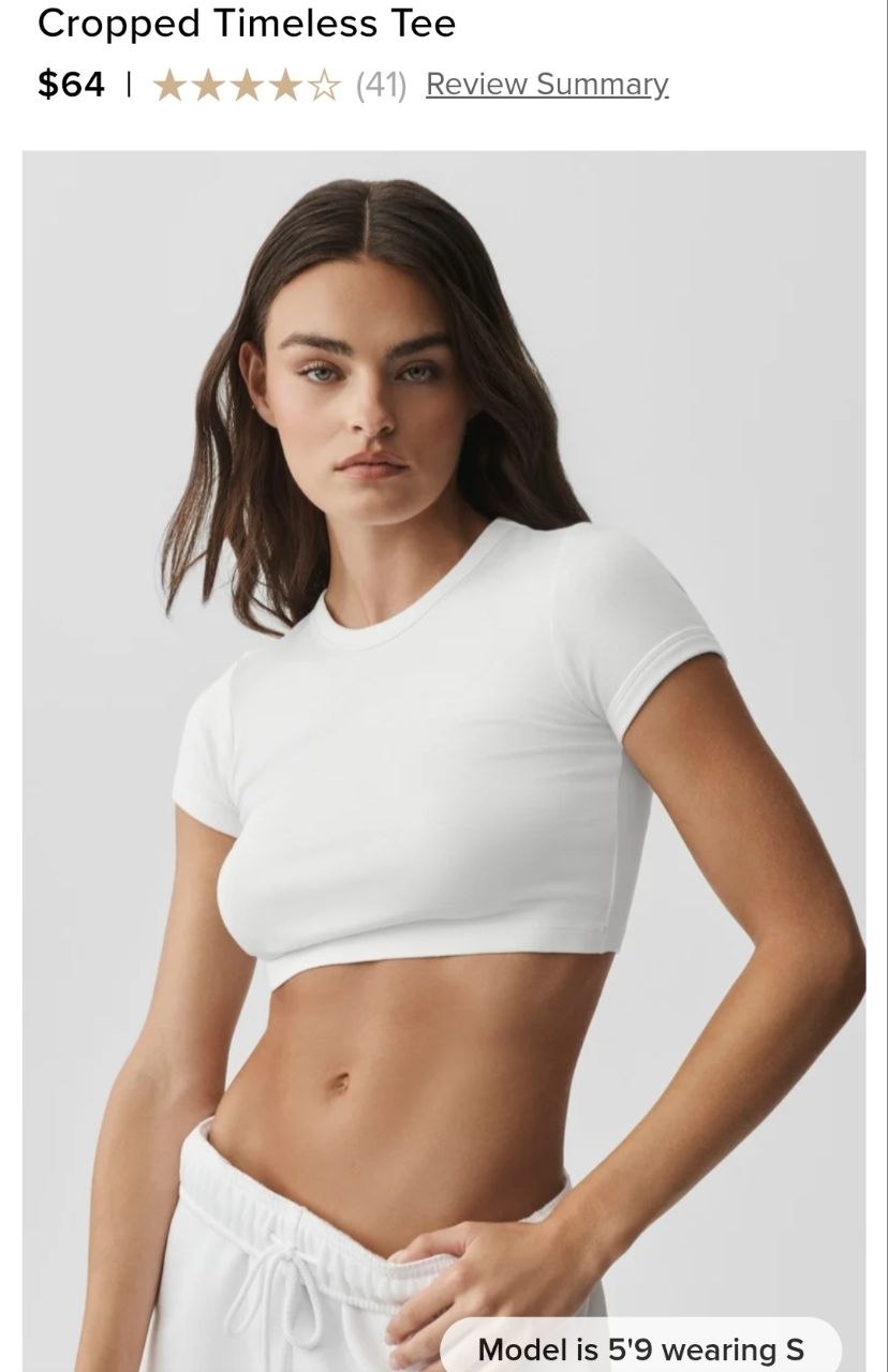Cropped Timeless Tee