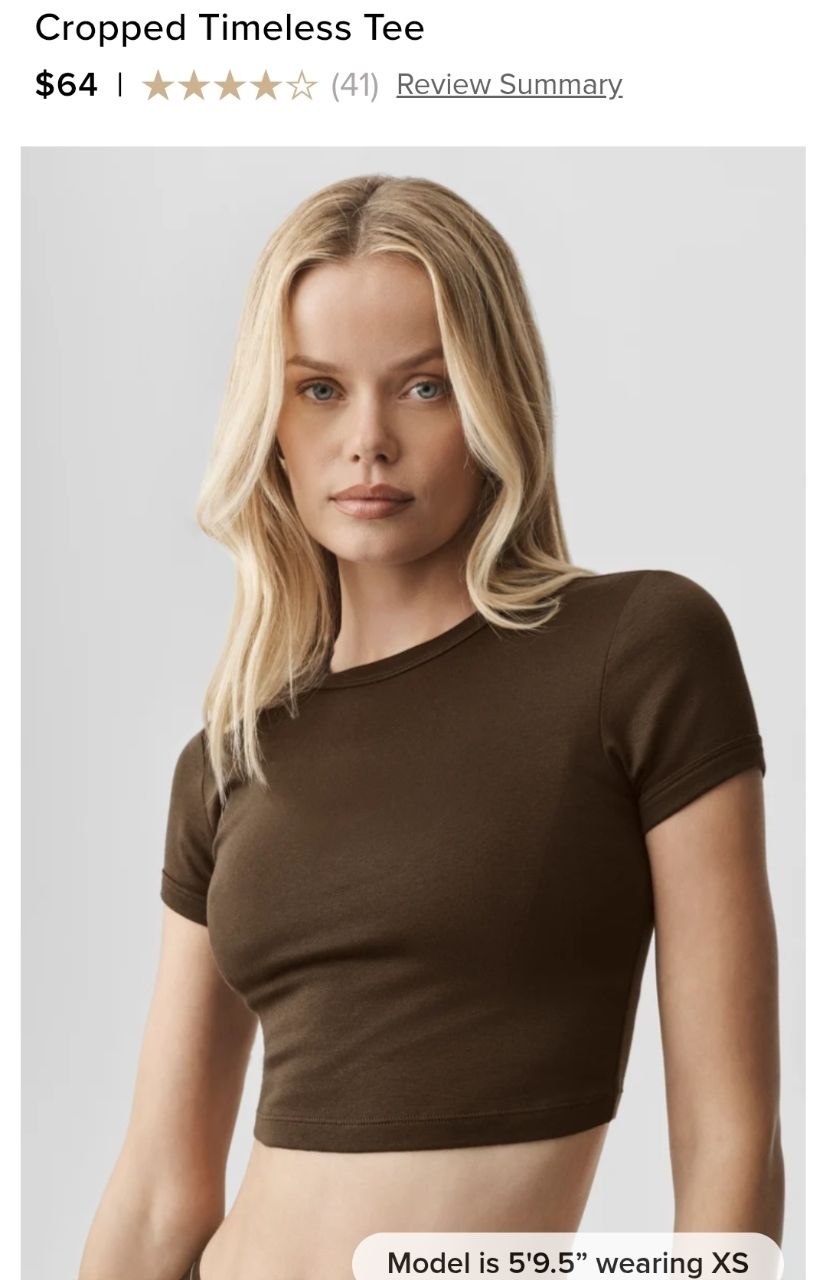 Cropped Timeless Tee