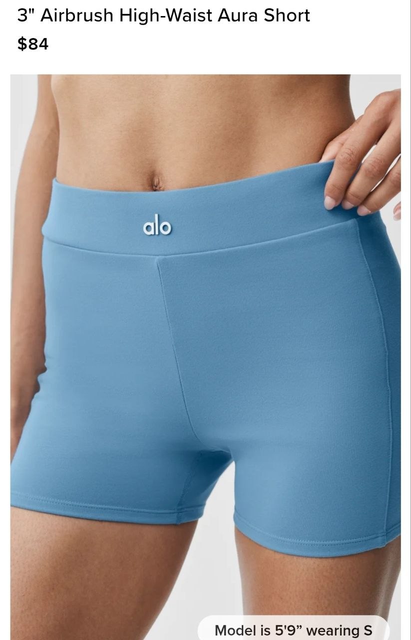 3" Airbrush High-Waist Aura Short
