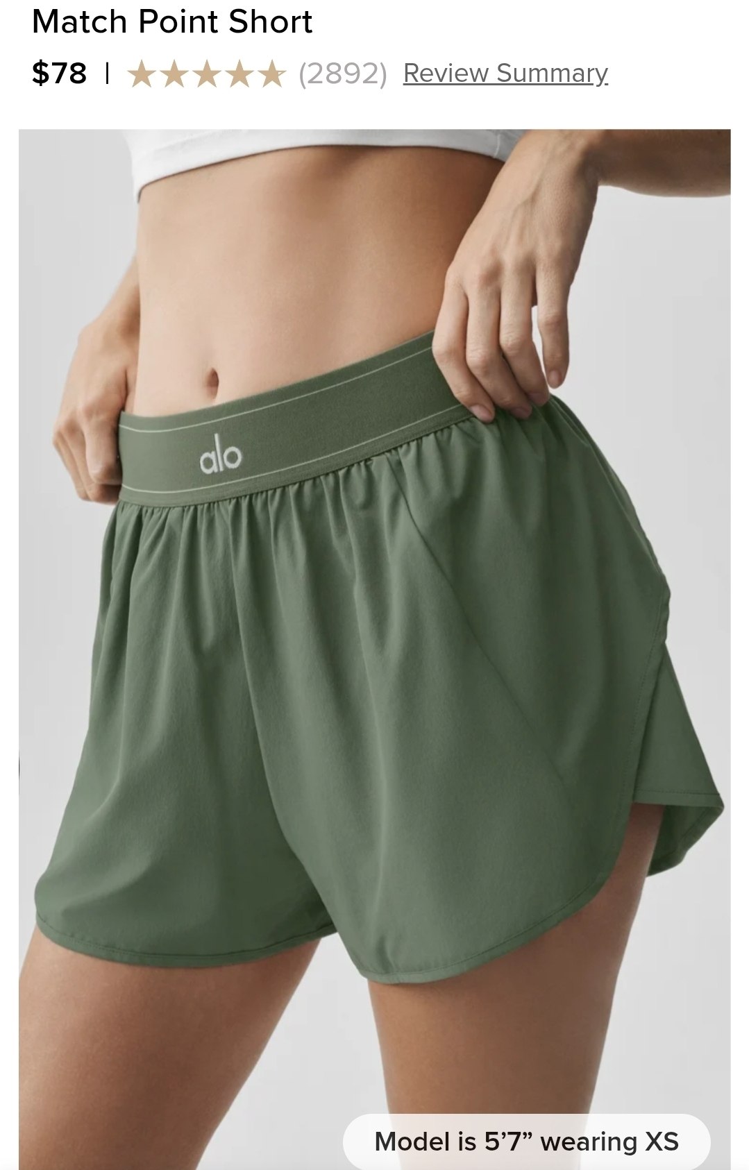 Match Point Short