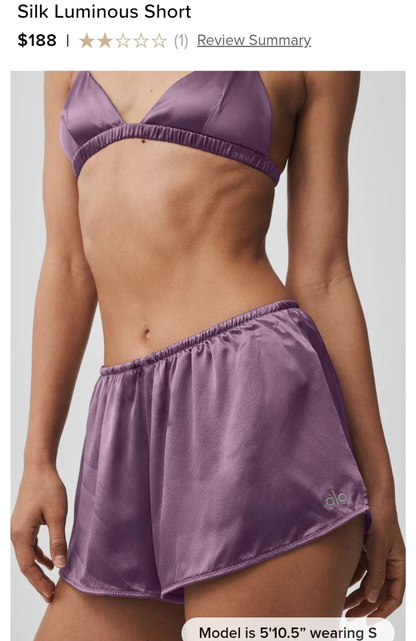 Silk Luminous Short