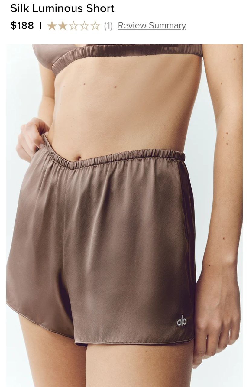 Silk Luminous Short