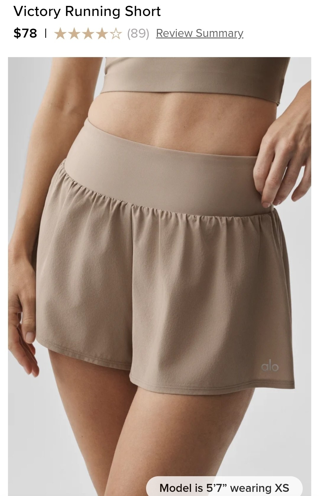 Victory Running Short