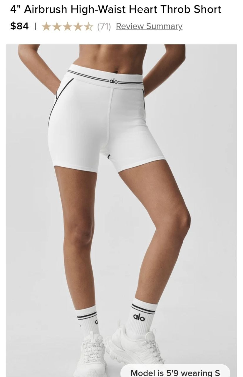 4" Airbrush High-Waist Heart Throb Short