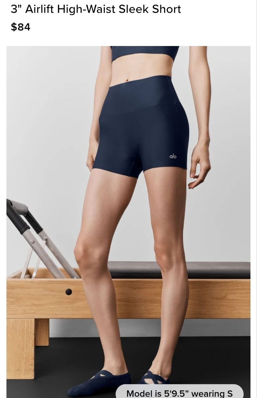 3" Airlift High-Waist Sleek Short