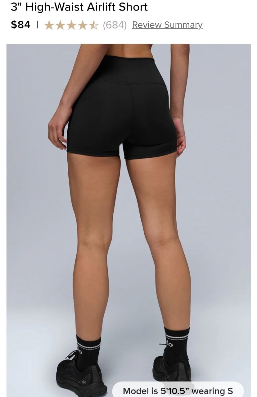 3" High-Waist Airlift Short