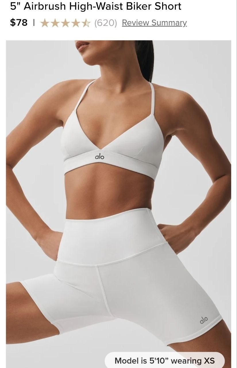 5" Airbrush High-Waist Biker Short