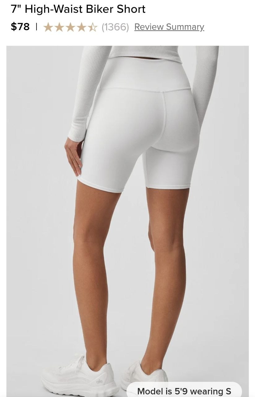 7" High-Waist Biker Short