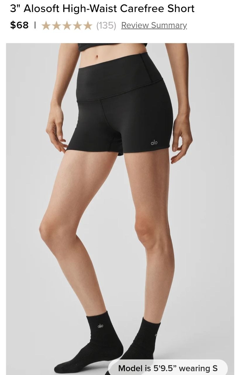 3" Alosoft High-Waist Carefree Short