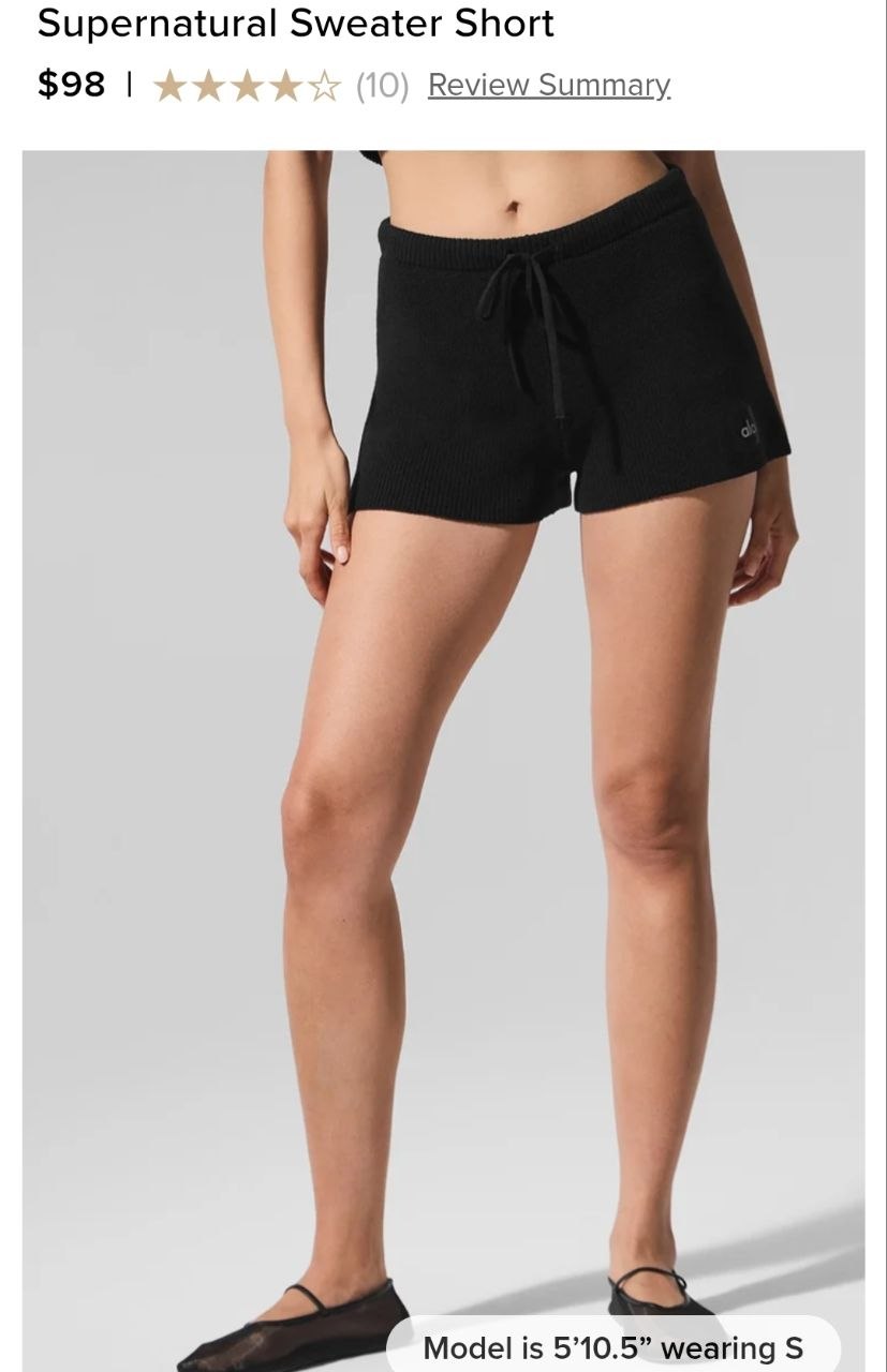 Supernatural Sweater Short
