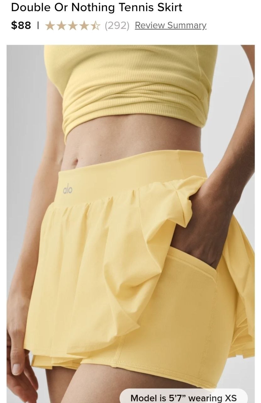 Double Or Nothing Tennis Skirt