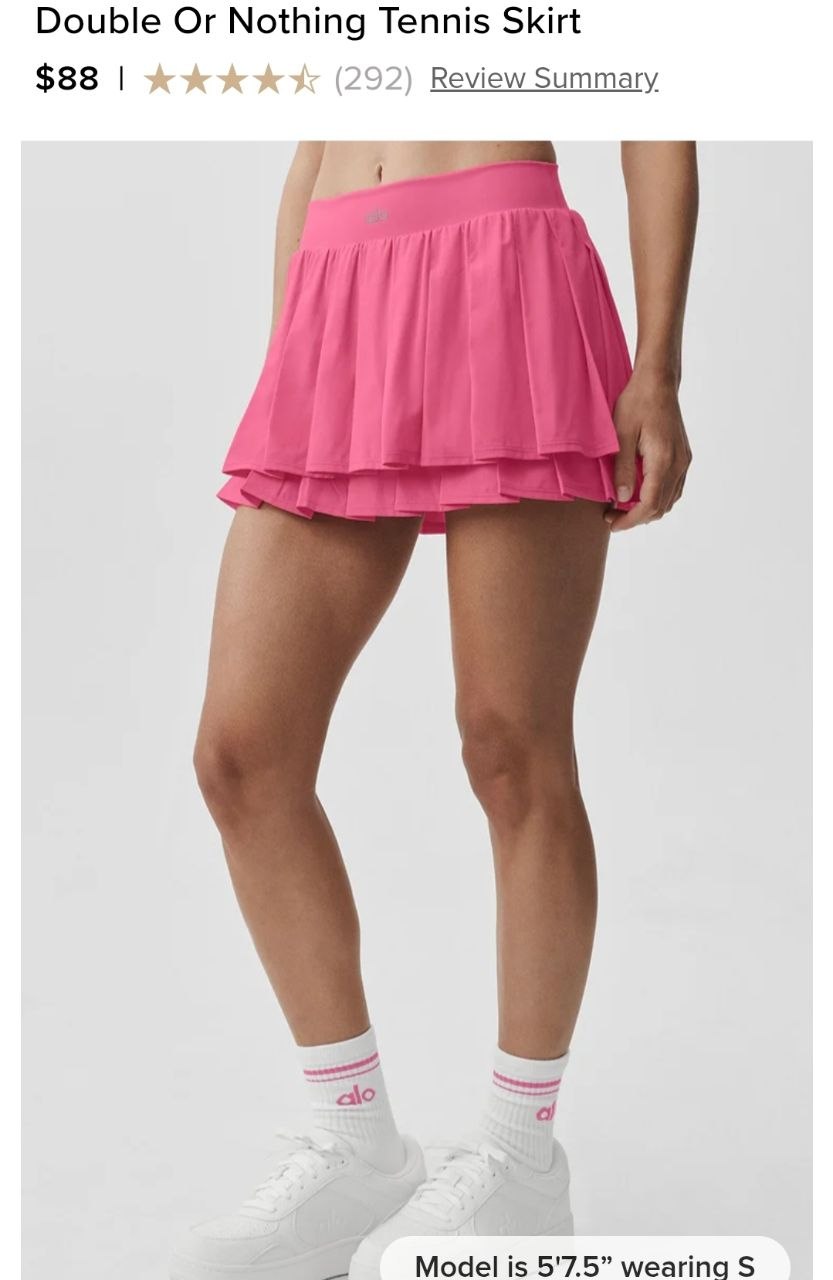 Double Or Nothing Tennis Skirt