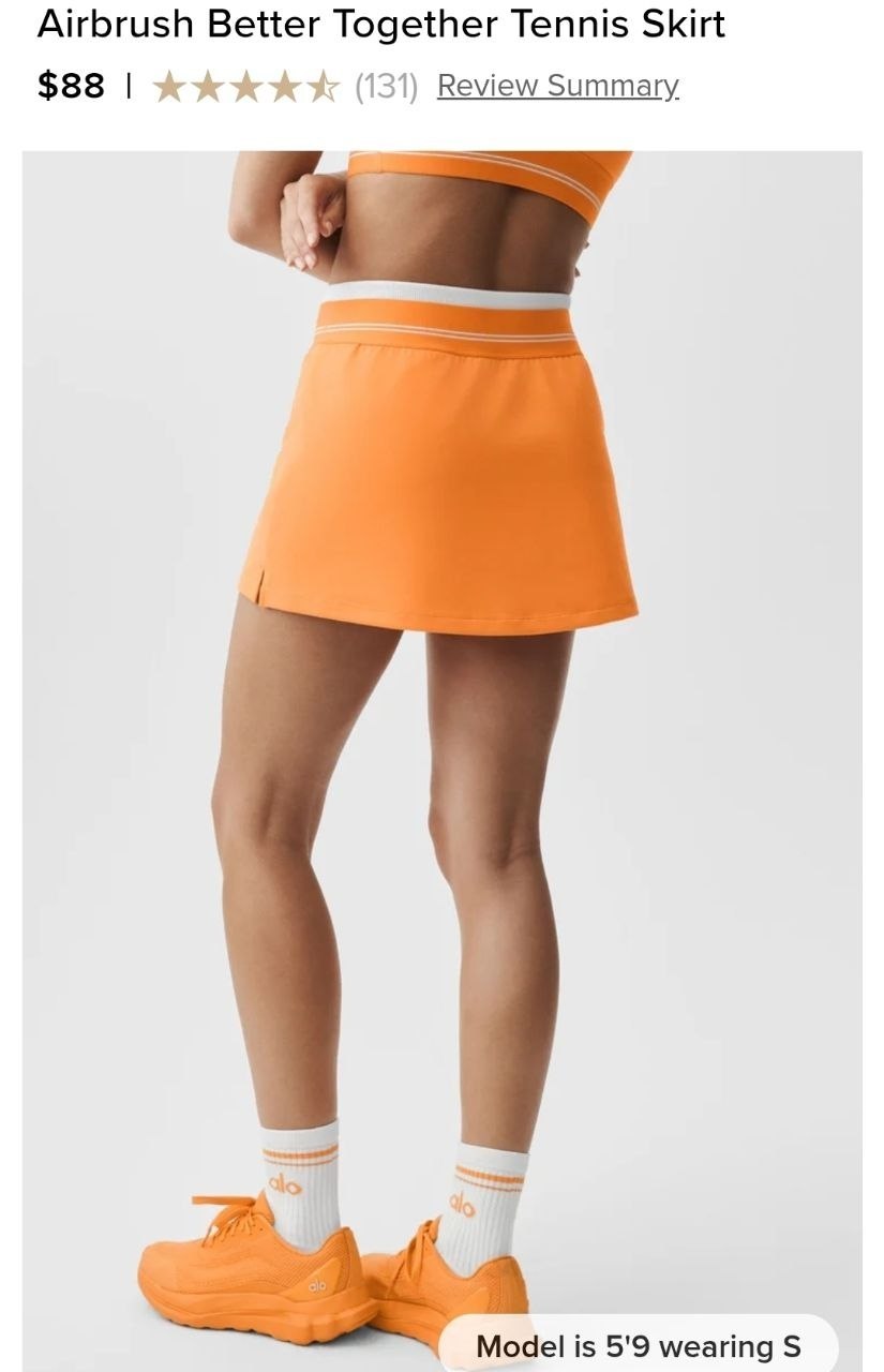 Airbrush Better Together Tennis Skirt