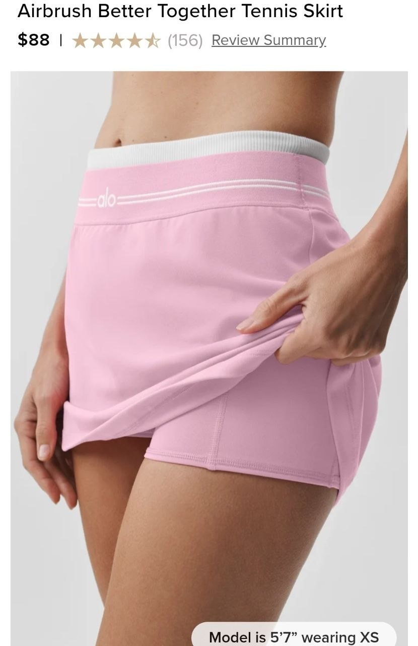 Airbrush Better Together Tennis Skirt