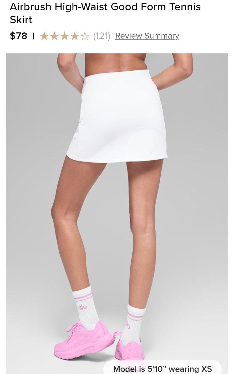 Airbrush High-Waist Good Form Tennis Skirt