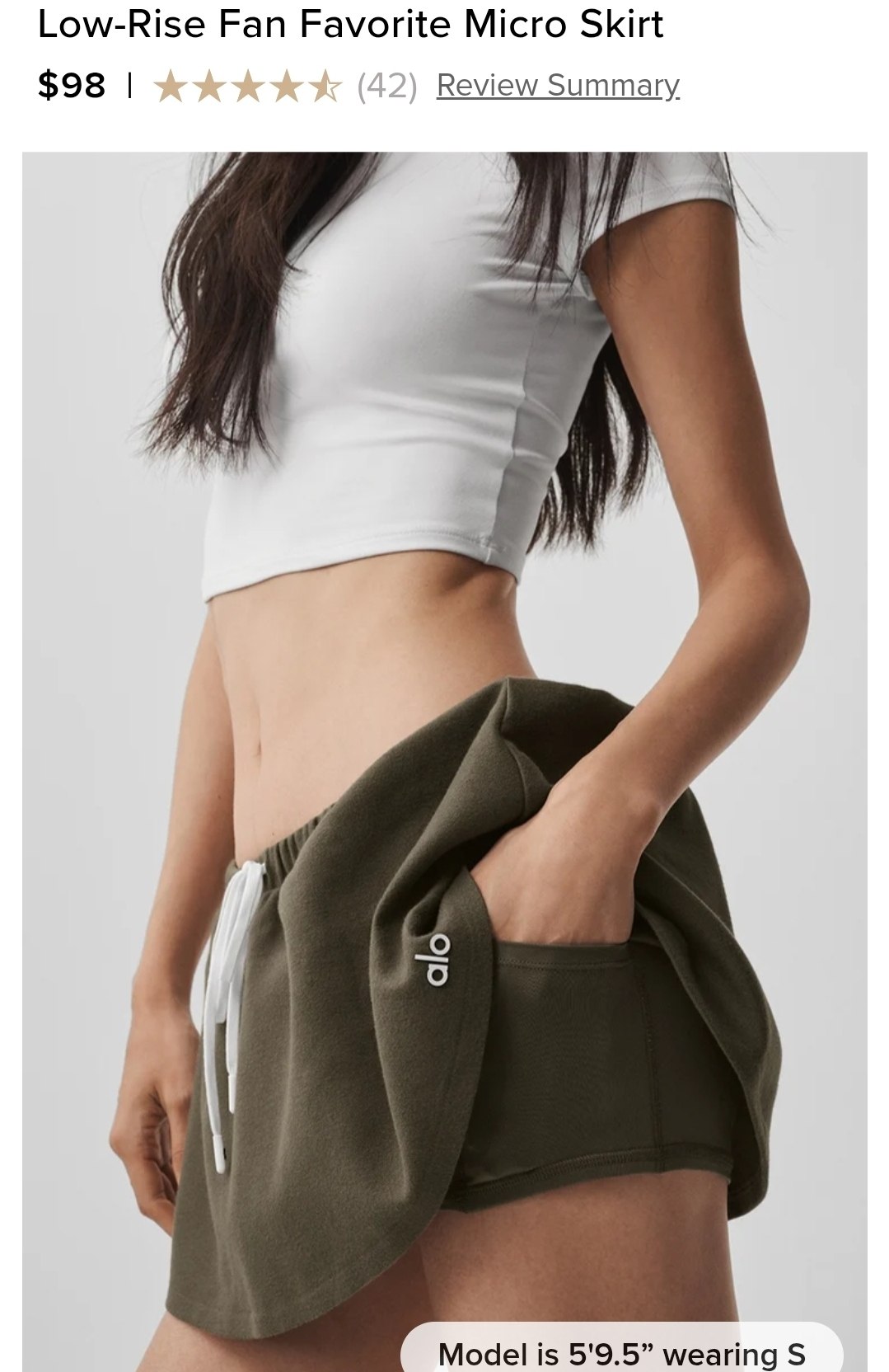 Low-Rise Fan Favorite Micro Skirt