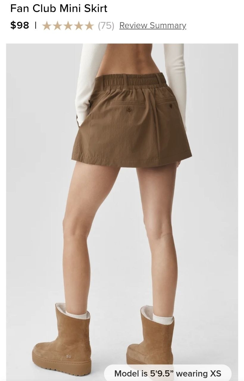 Fan Club Mini Skirt