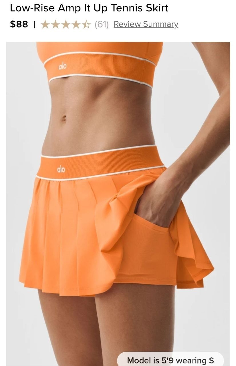 Low-Rise Amp It Up Tennis Skirt
