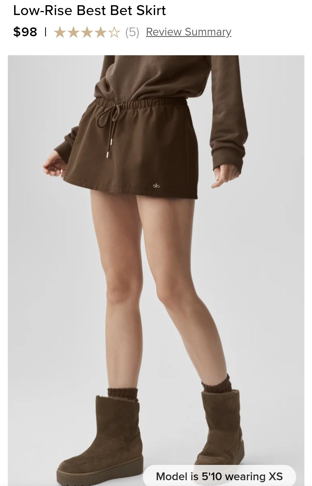 Low-Rise Best Bet Skirt