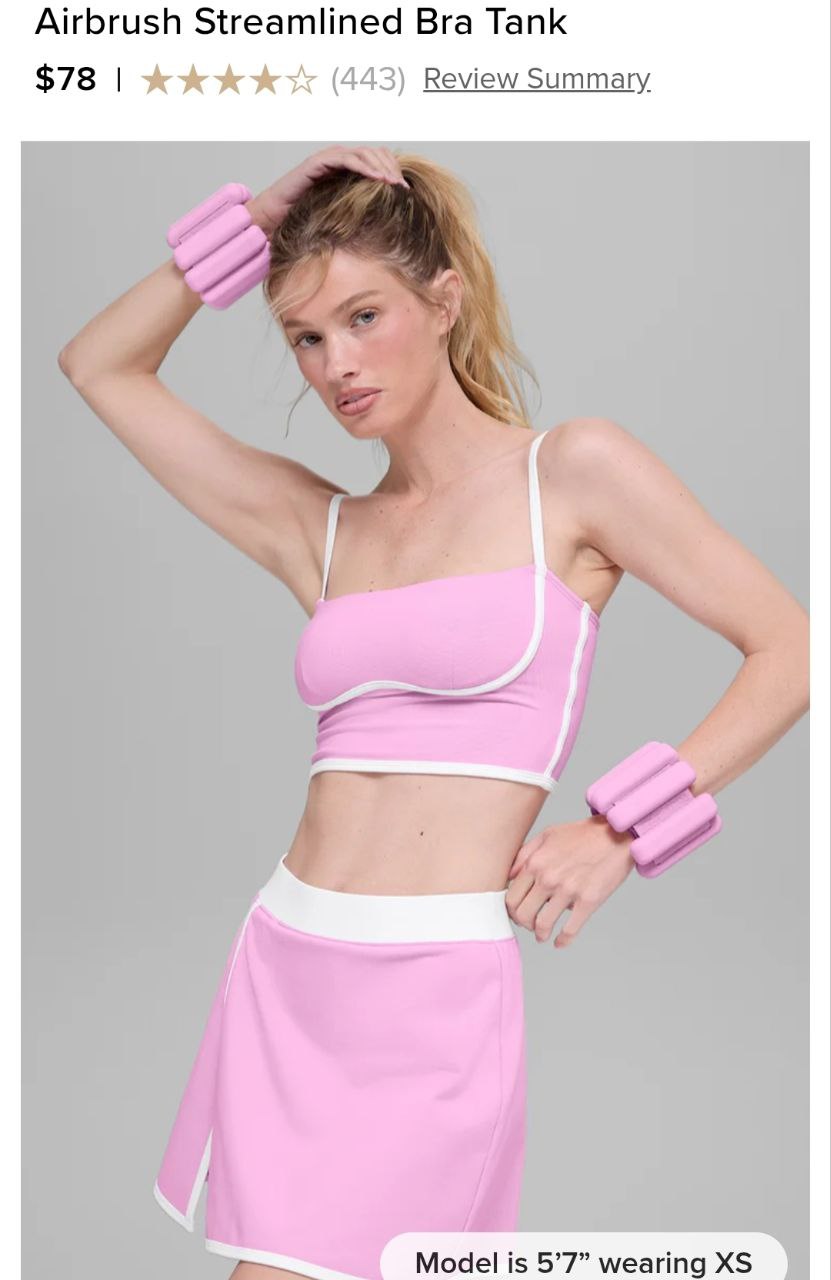 Airbrush Streamlined Bra Tank