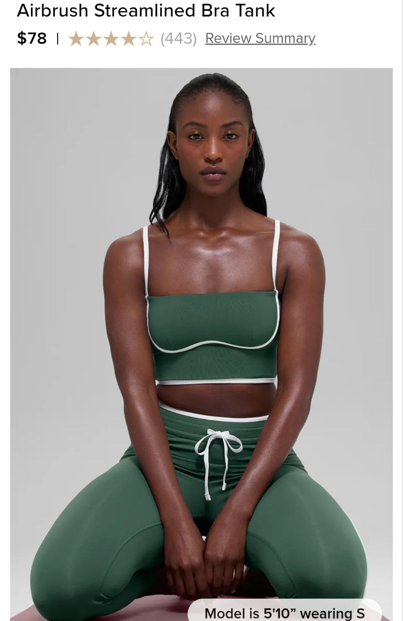 Airbrush Streamlined Bra Tank