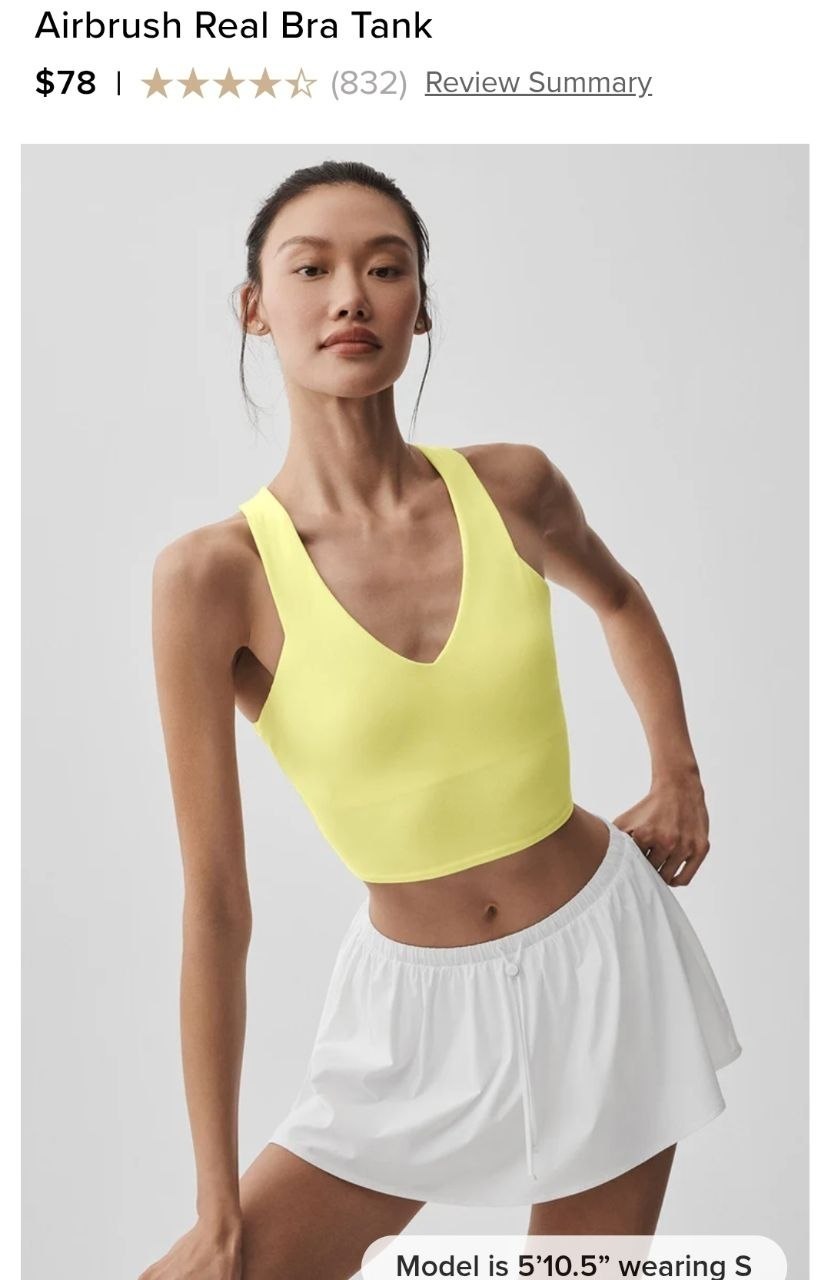 Airbrush Real Bra Tank