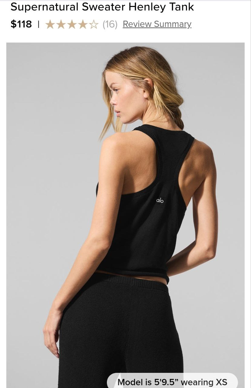 Supernatural Sweater Henley Tank