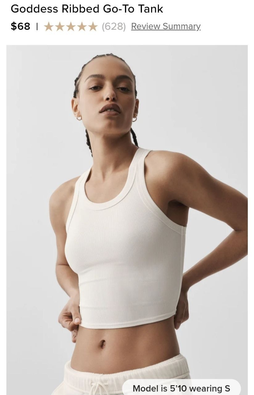 Goddess Ribbed Go-To Tank