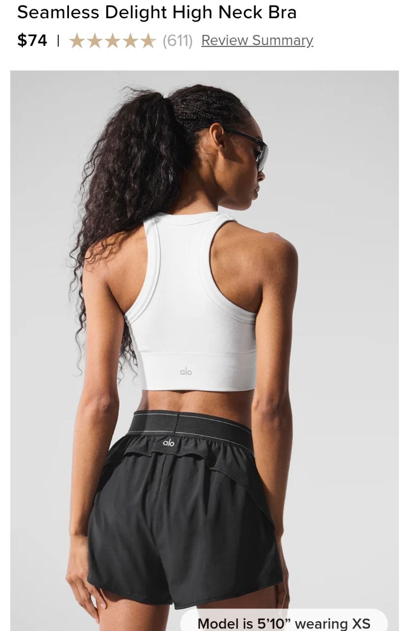 Seamless Delight High Neck Bra