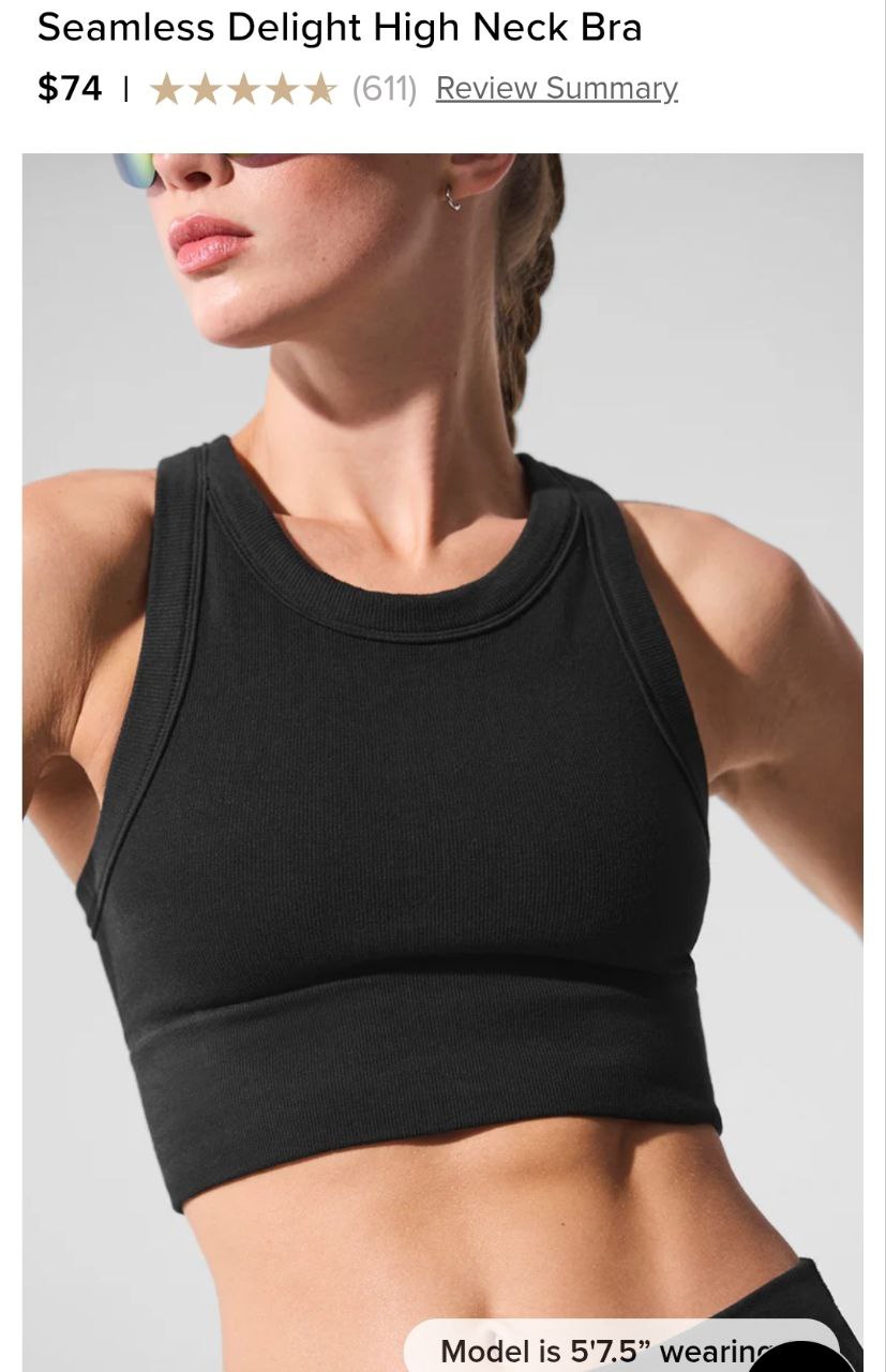 Seamless Delight High Neck Bra