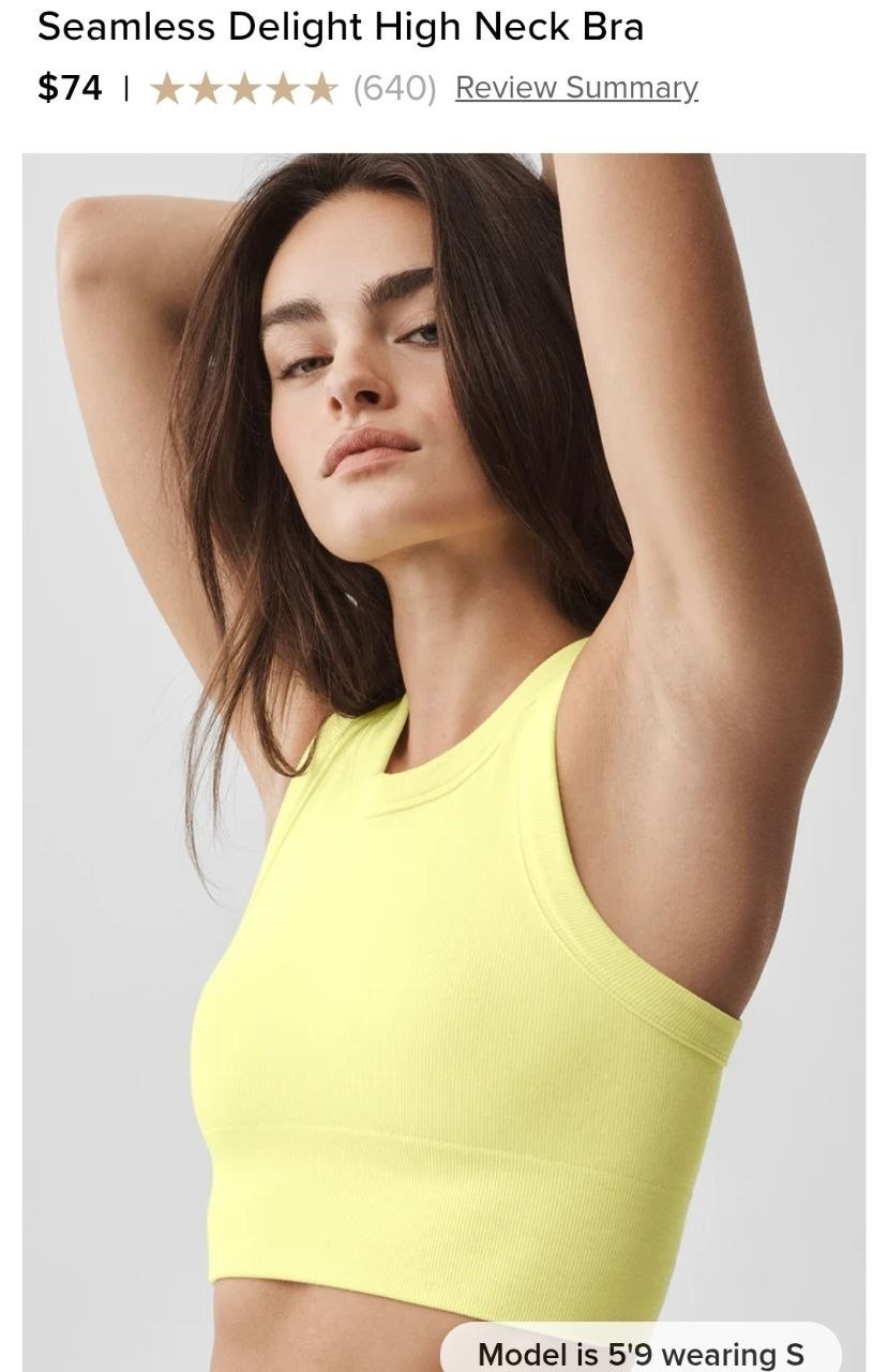 Seamless Delight High Neck Bra