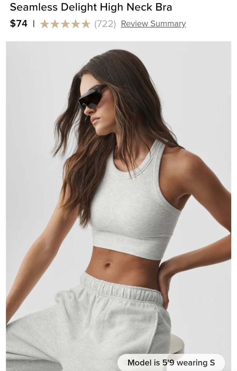 Seamless Delight High Neck Bra