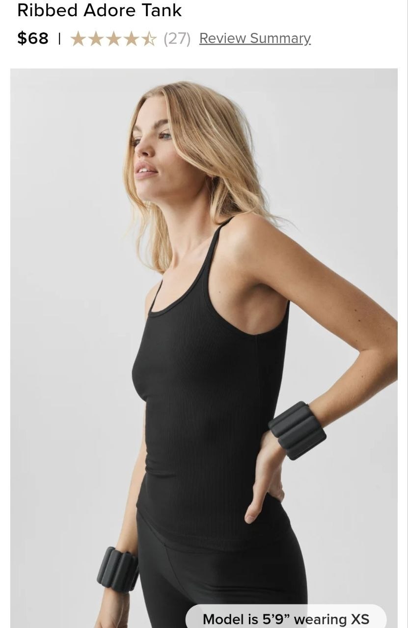 Ribbed Adore Tank