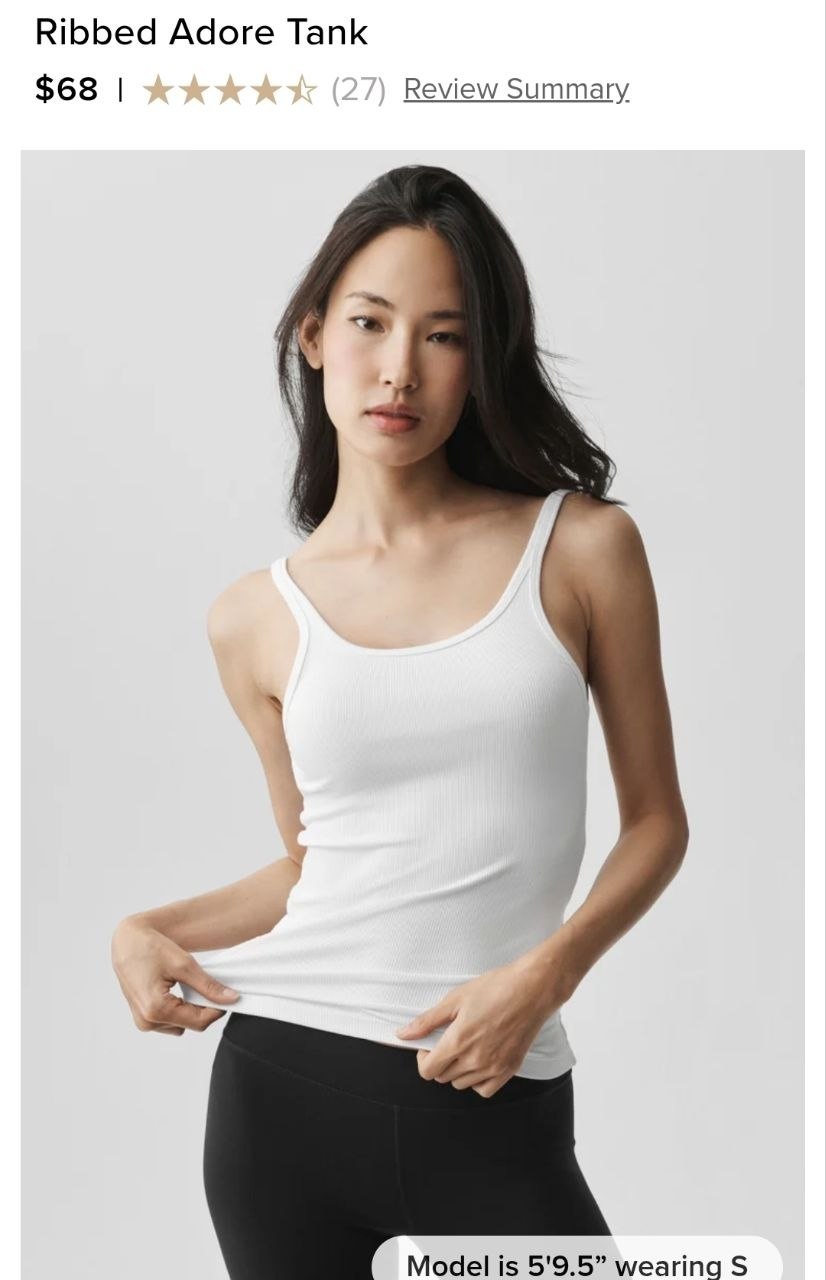 Ribbed Adore Tank