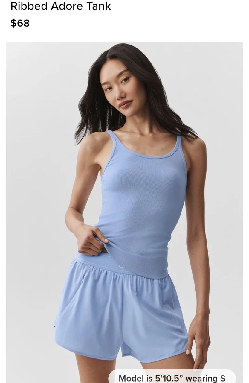 Ribbed Adore Tank