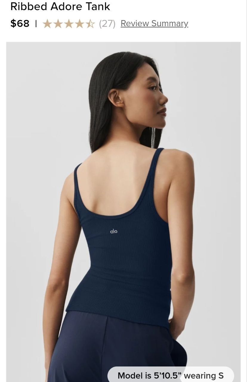 Ribbed Adore Tank