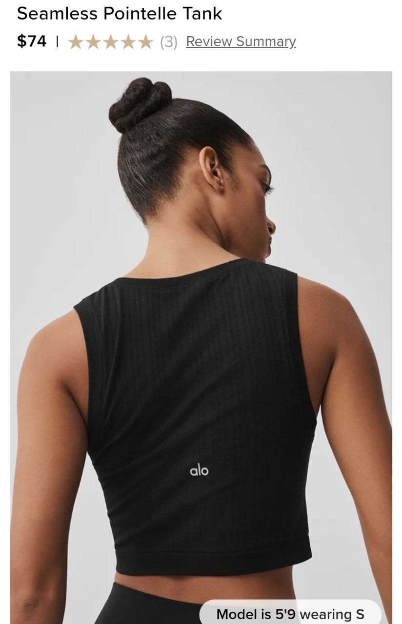 Seamless Pointelle Tank