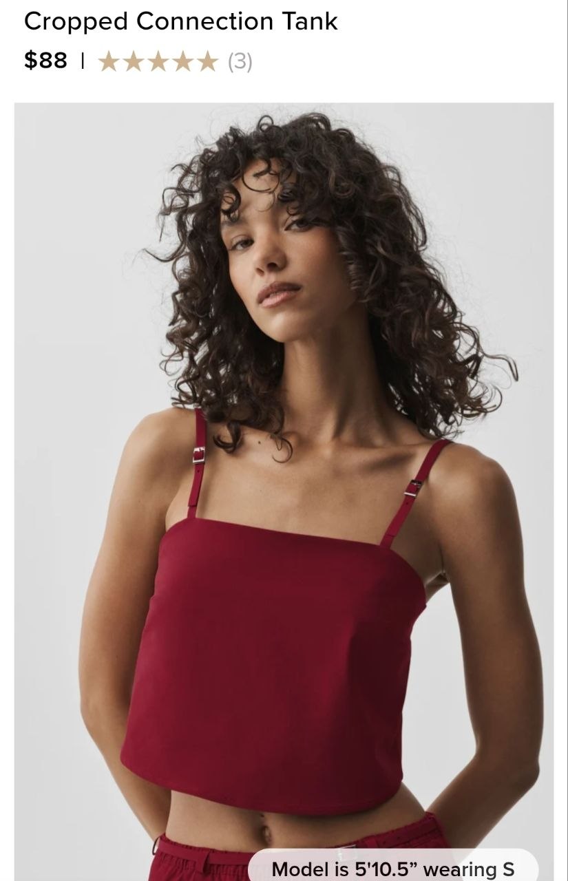 Cropped Connection Tank