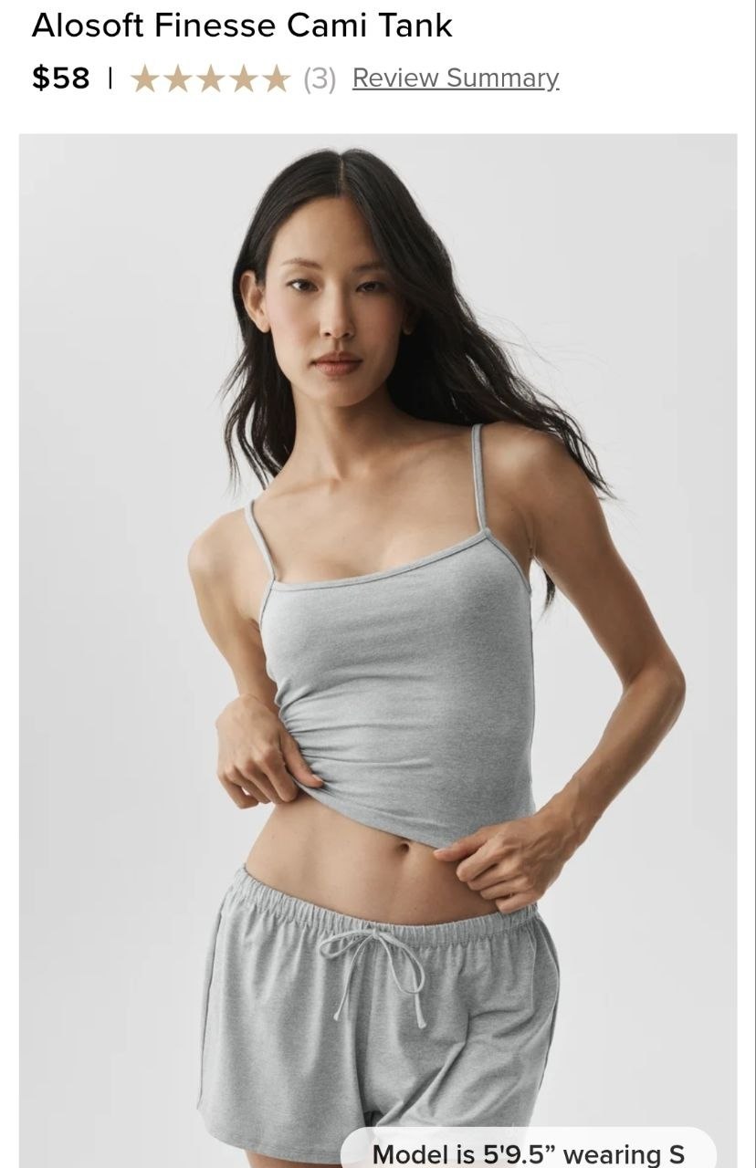 Alosoft Finesse Cami Tank