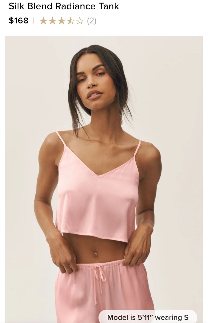 Silk Blend Radiance Tank