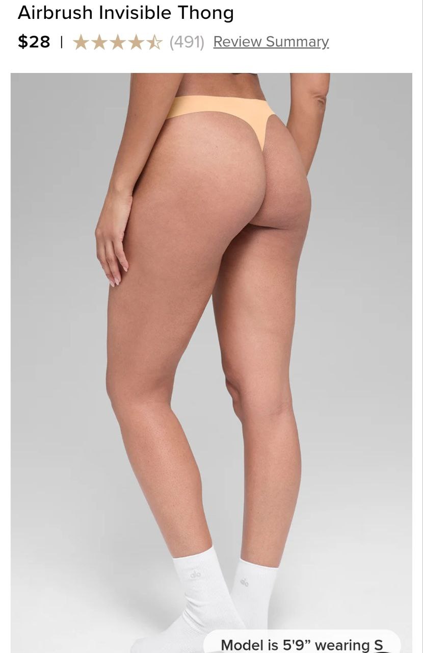 Airbrush Invisible Thong