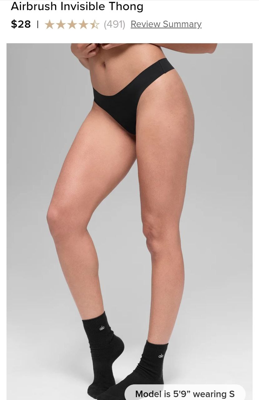Airbrush Invisible Thong